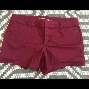 Old Navy Maroon Shorts - only worn once